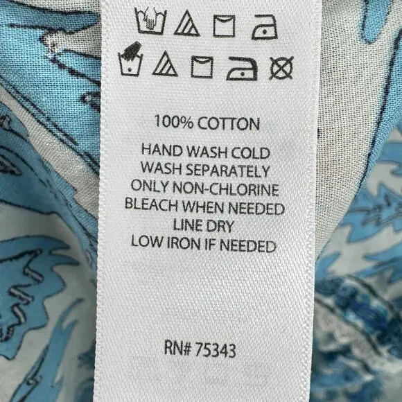 Joie Boho Tiered Tie Back Maxi Dress Sz 6 Blue Beaded Festival Coquette Peasant - Picture 9 of 14